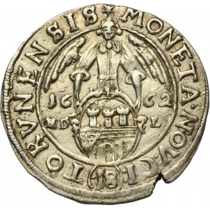 John II Casimir, 1/4 Thaler Thorn 1662 HDL - ex. Potocki