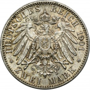 Germany, Kingdom of Prussia, Wilhelm II, 2 Mark Berlin 1901