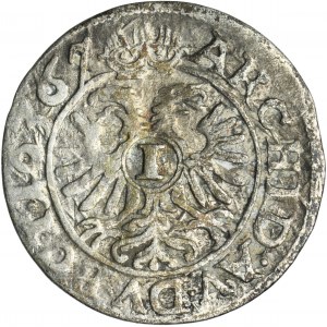 Sliezsko, Habsburgovci, Ferdinand II, 1 Krajcar Wroclaw 1636 - RARE, háčik