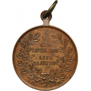 Německo, posmrtná medaile Otto von Bismarcka 1898