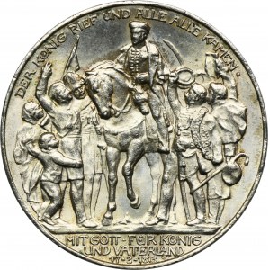 Germany, Kingdom of Prussia, Wilhelm II, 3 Mark Berlin 1913 A