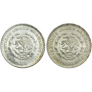Set, Mexico, 1 Peso (2 pcs)