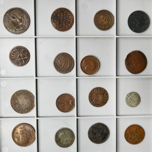 Sada, Európa, Rusko, Švédsko, Dánsko, Španielsko Holandsko, zmiešané mince (16 ks)