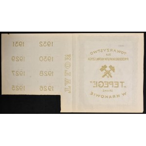 Towarzystwo Przedsiębiorstw Górniczych Tepege S.A., 5 x 1,000 mkp 1923
