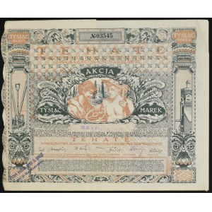 Tehate Society for Trade, Industry and Agriculture, 1,000 mkp 1920