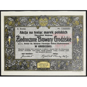 Zjednoczone Browary Grodziskie, 1.000 mkp, Emisja II