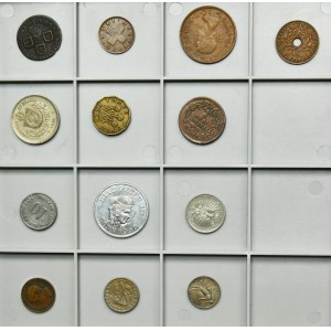 Set, Mix of 20th century world coins (13 pcs.)