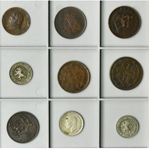 Set, Belgium, Australia, Greece and Romania, Mix of coins (9 pcs.)