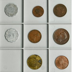 Set, Australia, British India, India, Mix of coins (8 pcs.)