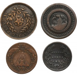 Sada, Argentina, Paraguay a Honduras, Smíšené mince (4 ks)