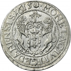 Sigismund III Vasa, 1/4 Thaler Danzig 1615 - RARE