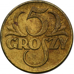 5 pennies 1923 Brass