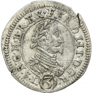 Rakousko, Ferdinand II, 3 Krajcars Graz 1624
