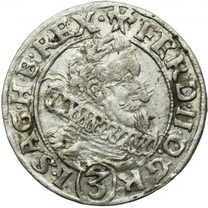 Silesia, Habsburg rule, Ferdinand II, 3 Kreuzer Breslau 1630 HR