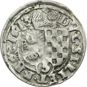 Silesia, Johann Christian and Georg Rudolph, 3 Kreuzer Zloty Stok 1613