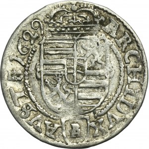 Sliezsko, habsburská vláda, Ferdinand III, 3 Krajcary Kłodzko 1629 PH