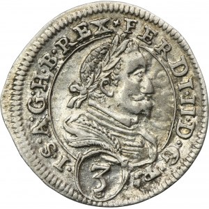 Austria, Ferdinand II, 3 Kreuzer Graz 1626