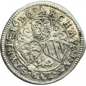 Rakúsko, Ferdinand II, 3 Krajcars Graz 1626