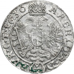 Rakousko, Ferdinand II, 3 Krajcars Olomouc 1630