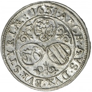Rakousko, Ferdinand II, 3 Krajcars Graz 1631