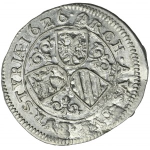 Rakousko, Ferdinand II, 3 Krajcars Graz 1626