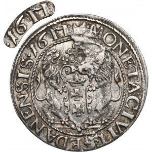 Sifismund III Vasa, 1/4 Thaler Danzig 1611 - RARE