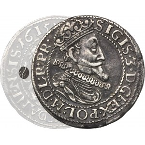 Zikmund III Vasa, Ort Gdaňsk 1615 - RARE