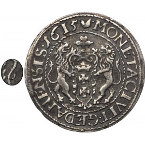 Zikmund III Vasa, Ort Gdaňsk 1615 - RARE