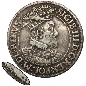 Žigmund III Vasa, Ort Gdansk 1621 - VELMI ZRADKÉ, kríže na golieri