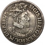 Sigismund III Vasa, 1/4 Thaler Danzig 1621 - VERY RARE, crosses in the collar