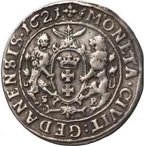 Sigismund III Vasa, 1/4 Thaler Danzig 1621 - RARE