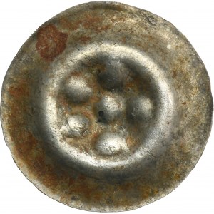 Sliezsko, gombík brakteat druhá polovica 13. storočia