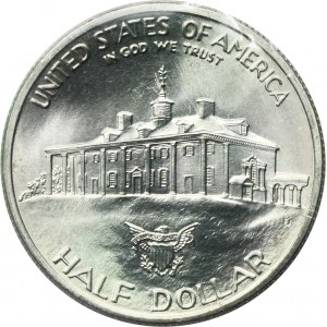 USA, 1/2 denverského dolaru 1982 D - 250. výročí narození George Washingtona