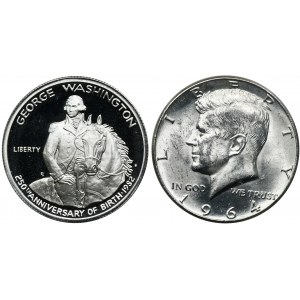 Sada, USA, 1/2 dolára 1964 a 1982 (2 kusy).