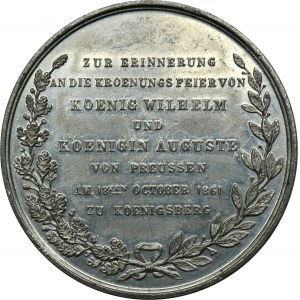 Germany, Kingdom of Prussia, Wilhelm I, Coronation Medal of King Wilhelm I and Queen Augusta 1861