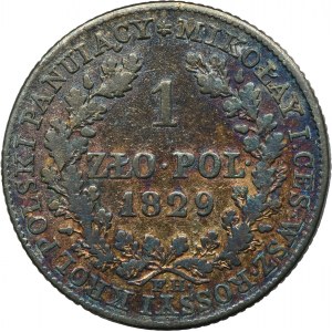 Polské království, 1 zlotý Varšava 1829 FH - Vzácné