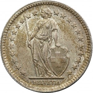 Switzerland, 2 Francs Bern 1948 B