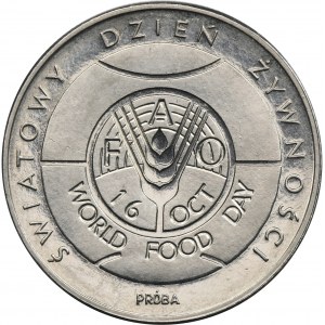 PRÓBA NIKIEL, 50 złotych 1981 FAO, Światowy Dzień Żywności