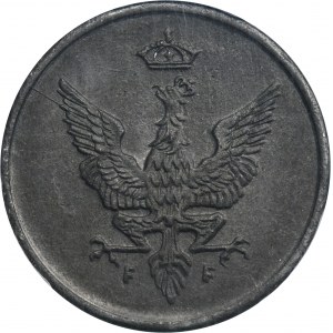 Poľské kráľovstvo, 1 fenig 1918 - PCGS MS65