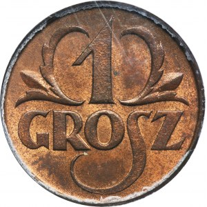 1 grosz 1925 - PCGS MS65 RB