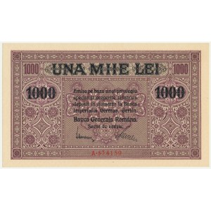 Romania, German Occupation, 1.000 Lei (1917)