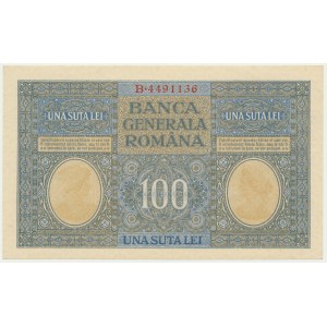 Rumunsko, německá okupace, 100 lei (1917) - RARE