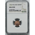 1 cent 1933 - NGC MS65 RD