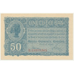 Romania, German Occupation, 50 Bani (1917)
