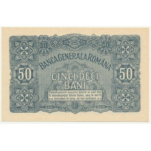 Romania, German Occupation, 50 Bani (1917)