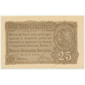 Romania, German Occupation, 25 Bani (1917)