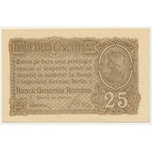 Rumunsko, nemecká okupácia, 25 bani (1917)