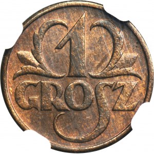 1 cent 1934 - NGC MS65 RB