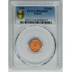 1 penny 1938 - PCGS MS66 RD