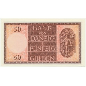 Danzig, 50 guldenov 1937 - H -